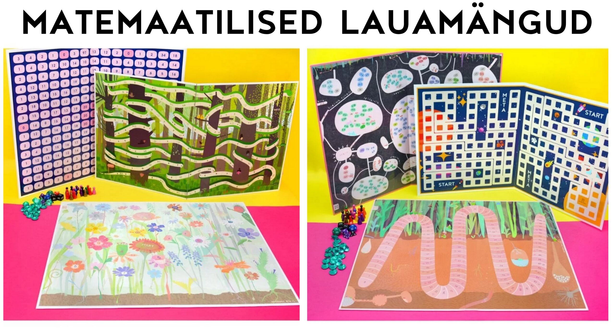 matemaatilised lauamängud lastele