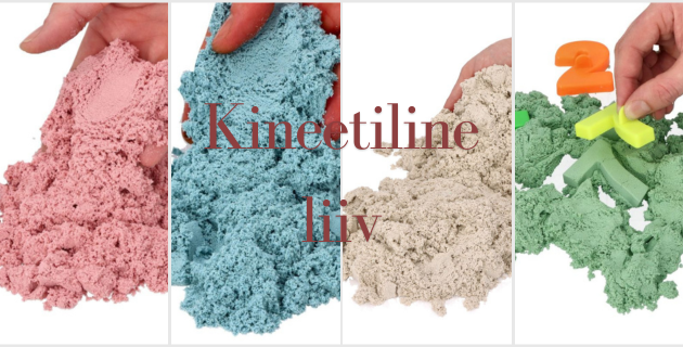 kineetiline liiv modelleerimisliiv naturaalne värviline