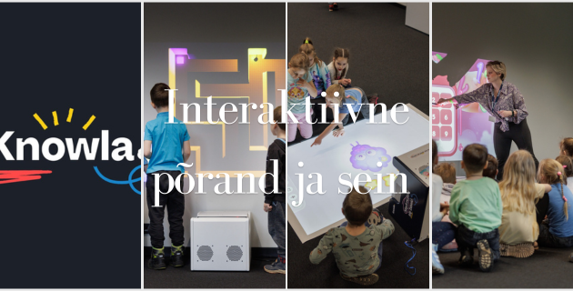 Knowla Box interaktiivne põrand ja sein. Interaktiivsed mängud ja programmid lasteasutustele