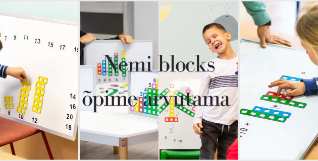 Nemi Blocks lastele numbrite ja arvutamise õpetamiseks. matemaatilised mängud