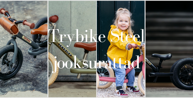 Jooksuratas tasakaaluratas kaherattalised ja kolmerattalised jooksurattad Trybike Steel