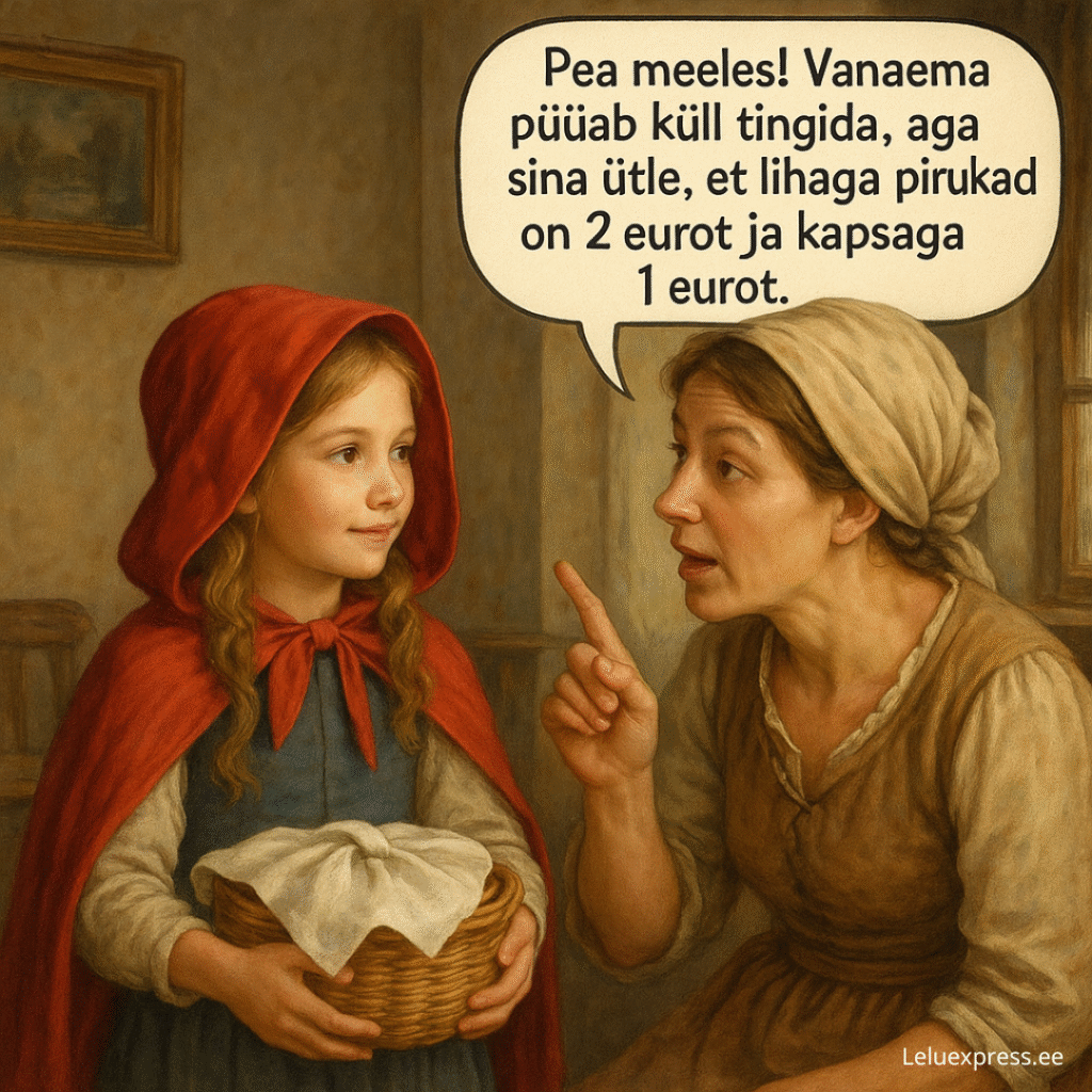 muinasjutt punamütsikesest ja inflatsioonist