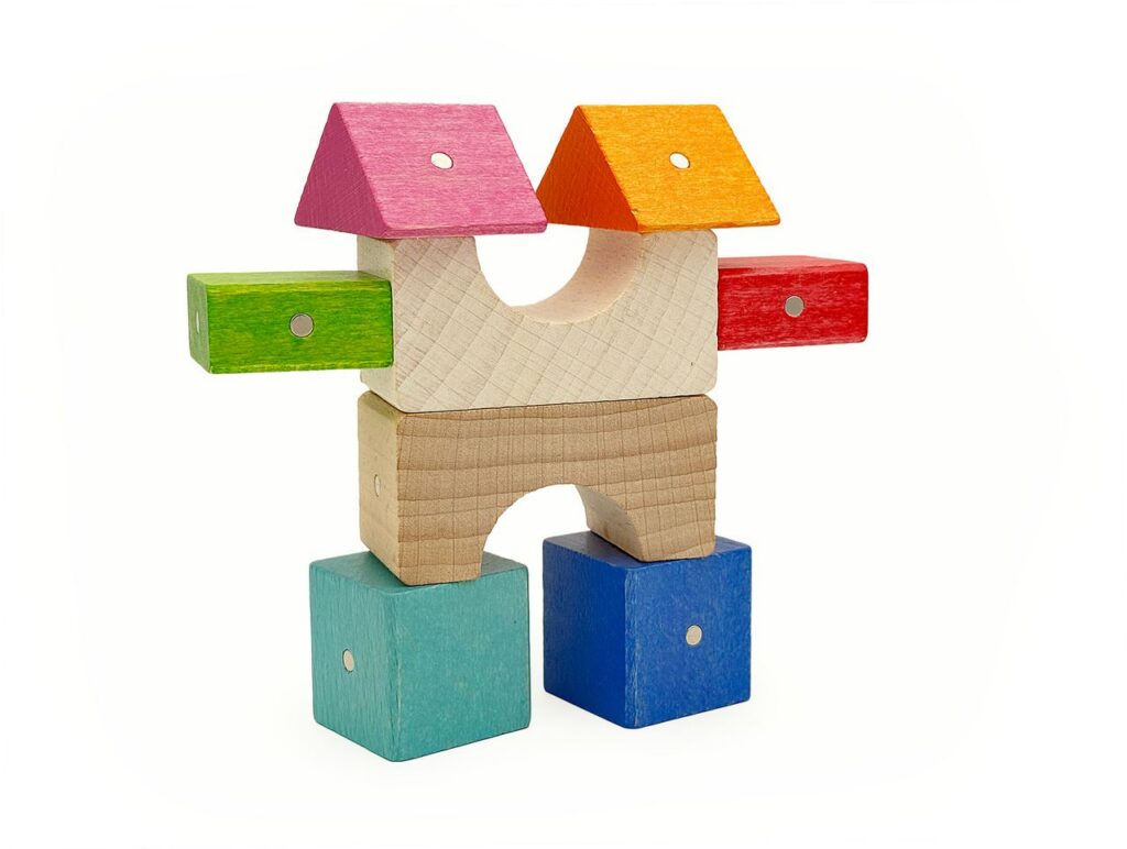 puidust magnetklotsid lastele