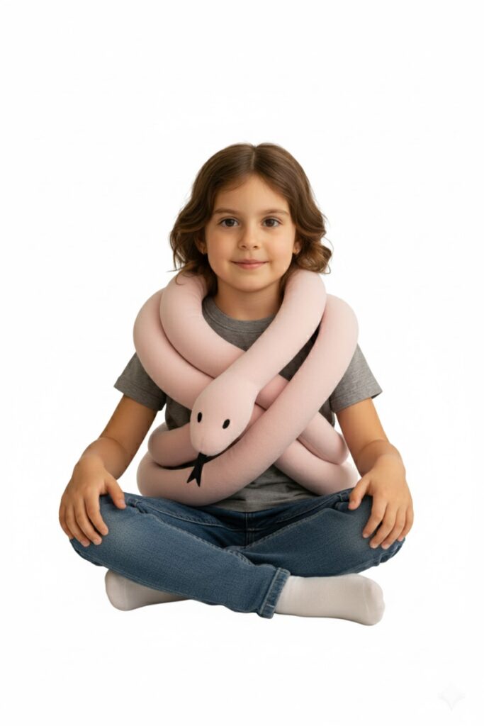 raskuslooma madu ergonoomiline kuju võimaldab teda kaisutada, kanda kätel, kaelal, jalgadel või kehal ning ennast sellesse mähkida