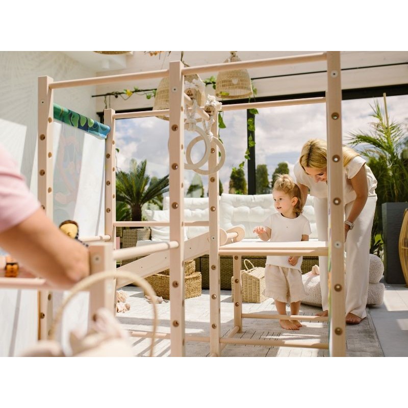 moodulitest siseruumi mänguväljakut saab täiendada erinevate lisadega