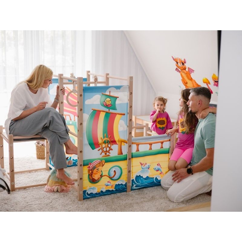 tubase mänguväljaku katted muudavad selle palju põnevamaks kui tavalised ronilad